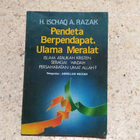 Image of Pendeta Berpendapat, Ulama Meralat